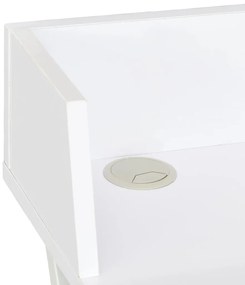 vidaXL Γραφείο Λευκό 80 x 50 x 84 εκ.