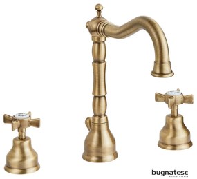 Μπαταρία Retro Νιπτήρος Α/Β 3 οπών Bronze Bugnatese Princeton 812-220