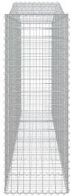 vidaXL Συρματοκιβώτια Τοξωτά 9 τεμ. 400x50x140/160 εκ. Γαλβαν. Ατσάλι