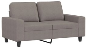 vidaXL Σετ Καναπέ 4 Τεμαχίων Taupe Υφασμάτινο