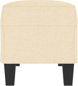 vidaXL Πάγκος Κρεμ 100x35x41 εκ. Υφασμάτινος