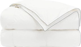 vidaXL Πάπλωμα FULDA 135 x 220 εκ. 4 Εποχές 310 GSM 90% Χήνας Λευκό