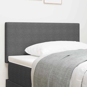 vidaXL LED Κεφαλάρια Απλό Σχέδιο Ανοιχτό Γκρι 80 εκ. Βαμβακερός Σατέν