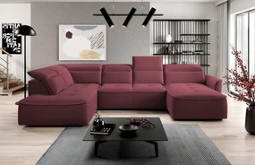 Γωνιακός καναπές Morello XL-Magenta-Αριστερή