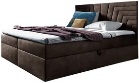 Επενδυμένο κρεβάτι Box 4-Kafe-120 x 200