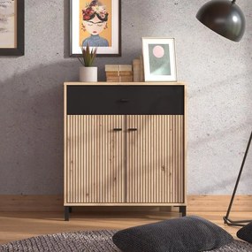 Κομότα - Μπουφές Avignon 80 2K1F2V Artisan oak  80x40x90εκ. 80x40x90 εκ.