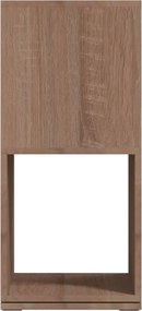 vidaXL Ντουλάπι Περιστρ. Sonoma Δρυς 34,5x34,5x75,5 εκ. Επεξ. Ξύλο