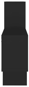 Ράφι Τοίχου σε Σχήμα Αυτοκινήτου Μαύρο 82x15x51 εκ. Μοριοσανίδα - Μαύρο
