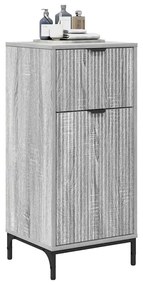 vidaXL Ντουλάπι Μπάνιου με συρτάρι Γκρι sonoma 39.5 x 36 x 88 εκ