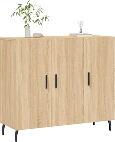 vidaXL Ντουλάπι Sonoma δρυς 90x34x80 εκ. Επεξεργασμένο Ξύλο