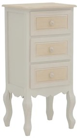 Intrahome Κομοδίνο Joliene intrahome mdf σε λευκή αντικέ-φυσική απόχρωση 40x34.5x82εκ | SKU: INTRAPA-198111129
