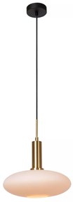 Φωτιστικό Κρεμαστό Lucide 25413-01-02 SINGALA Χρυσό Χρώμα (Gold Coloured)|Λευκό (White)