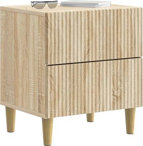 vidaXL Κομοδίνο 2 τεμ. Sonoma Δρυς 43 x 34,5 x 48 εκ