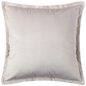 Βελουτέ Διακοσμητική Μαξιλαροθήκη (45x45) Silk Fashion A804 Ιβουάρ
