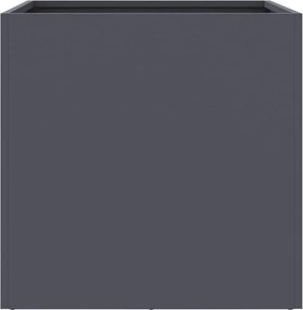 vidaXL Ζαρντινιέρα Ανθρακί 42x40x39 εκ. από Χάλυβα