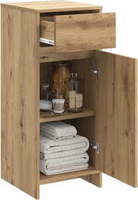 vidaXL Ντουλάπι Μπάνιου Artisan Δρυς 35 x 36,5 x 85 εκ.