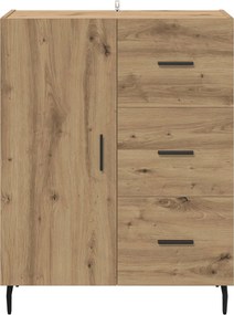 vidaXL Πλαϊνό γραφείο Artisan Oak 69,5 x 34 x 90 εκ.