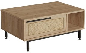 Τραπέζι Σαλονιού On 956LCS3437 90x60x37,6cm Walnut