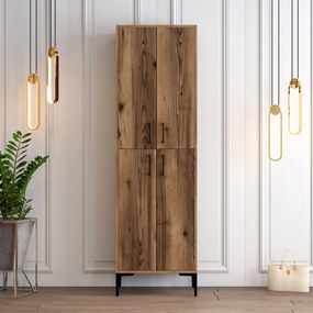 Παπουτσοθήκη Καρυδιά BERLIN 60x35x200