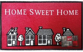 Πατάκι Εισόδου Ambiance Home Sweet Home 791 50x75cm Red Sdim 50X75