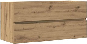 vidaXL Ντουλάπι Νιπτήρα Αρτισιανή Δρυς 100x38,5x45 εκ. Επεξ. Ξύλο
