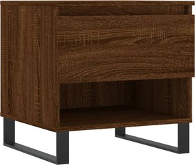 vidaXL Τραπεζάκια Σαλονιού 2 τεμ. Καφέ Δρυς 50x46x50 εκ. Επεξ. Ξύλο
