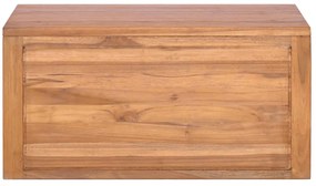 vidaXL Έπιπλο Μπάνιου/Νιπτήρα Επιτοίχιο 60x45x30 εκ. Μασίφ Ξύλο Teak