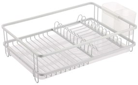 Estia 01-12526 Στεγνωτήρας Νεροχύτη Μεταλλικός 50x30x12cm, Διαφανές