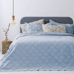 Κουβερλί Ifigeneia (Σετ 2τμχ) Denim Palamaiki Μονό 160x240cm Microfiber