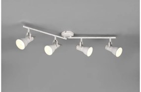 Σποτ Φωτιστικό Οροφής 4xE14 Λευκό Κινητό Steam 813400427 Lighting-813400427-Λευκό 813400427