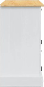 vidaXL Αποθηκευτικές Κάσες CORONA Λευκό 112 x 40 x 75 εκ.