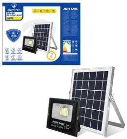 Jortan Ηλιακός Προβολέας Με Τηλεχειριστήριο LED 10W IP66- Solar Flood Lamp
