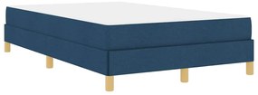 vidaXL Κρεβάτι με ελατήρια Μπλε, Καφέ 120 x 200 cm