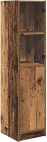 vidaXL Highboard Παλιό Ξύλο 35 x 37 x 142 εκ Επεξεργασμένο ξύλο