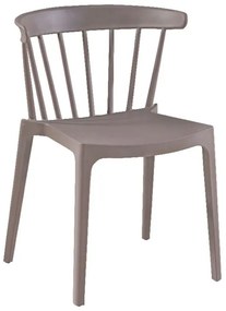 WEST Καρέκλα Κήπου - Βεράντας PP-UV Sand Beige  53x53x75cm [-Μπεζ-Tortora-Sand-Cappuccino-] [-PP - PC - ABS-] Ε372,3