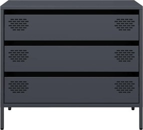 vidaXL Ντουλάπι Ανθρακί 68x39x58,5 εκ. από Χάλυβα Ψυχρής Έλασης