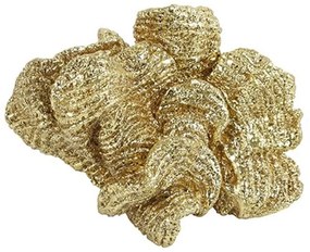 Κοράλι Διακοσμητικό 013.802582 11x7x7cm Κεραμικό Gold κεραμικο