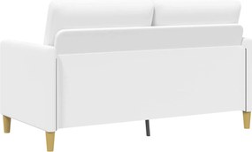 vidaXL Καναπές με Αποθήκευση Λευκό 152 x 78 x 87 εκ Πολυεστέρας