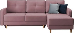 Γωνιακός καναπές Roxane-Roz - 240.00 Χ 165.00 Χ 90.00
