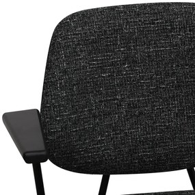 Sofia Dining Chair with Armrests Black