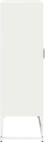 vidaXL Highboard Λευκό 68x39x123 cm Ατσάλι