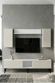 Stewehome Σετ έπιπλο τηλεόρασης με ράφι 150x30x41 cm
