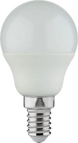 Λάμπα LED SMD G45 4,9W E14 3000K θερμό λευκό φως 470lm γαλακτερό