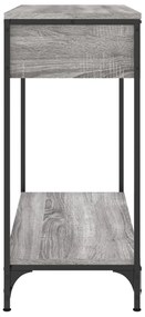 vidaXL Τραπέζι Κονσόλα Γκρι Sonoma 75x34,5x75 εκ. Επεξεργασμένο Ξύλο