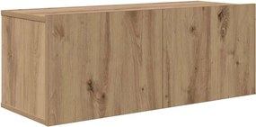 vidaXL Σετ επίπλου τηλεόρασης 8 pcs Artisan Oak Επεξεργασμένο ξύλο