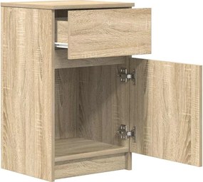 vidaXL Κομοδίνο Sonoma Δρυς 39x35x65 εκ. από Επεξεργασμένο Ξύλο