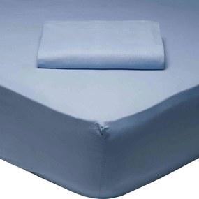 Σεντόνι 1005 Best Colors Ciel Das Home Υπέρδιπλo 230x260cm Χωρίς Λάστιχο 100% Cotton