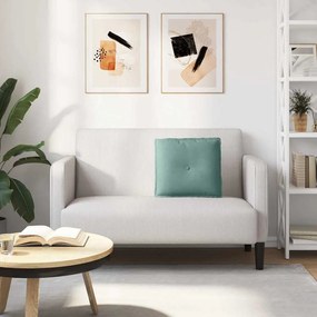 vidaXL Μαξιλάρι Πλάτης Θαλασσί 50 x 45 εκ. Υφασμάτινο Κορντουρά