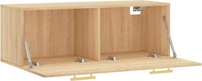 vidaXL Ντουλάπι Τοίχου Sonoma Δρυς 100 x 36,5 x 35 εκ. Επεξεργ. Ξύλο