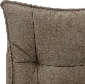 vidaXL Πολυθρόνα Γραφείου Μασάζ  Χρώμα Taupe Υφασμάτινη